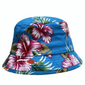 Blue Floral Bucket Hat