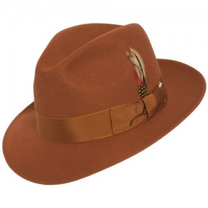 Brown Fedora Hat Mens