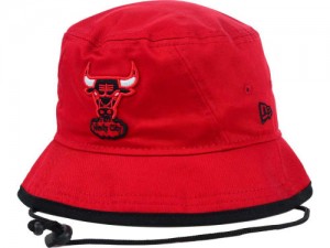 Bulls Bucket Hat with String