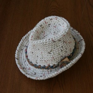 Crochet Baby Fedora Hat Pattern