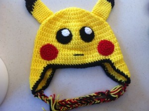 Crochet Pikachu Hat