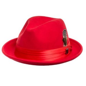 Fedora Hat Red