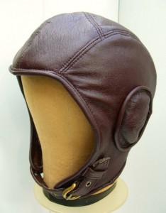 Leather Aviator Hat