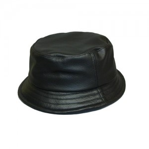 Leather Bucket Hat