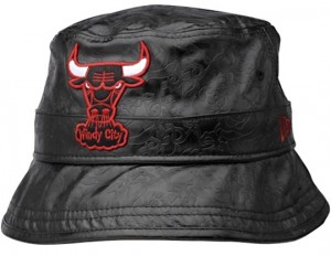 Leather Bulls Bucket Hat