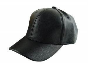 Leather Fitted Hat