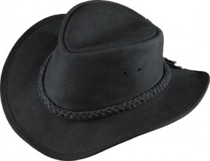 Leather Outback Hat