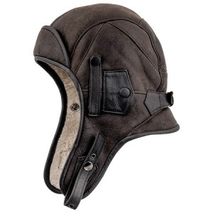 Leather Pilot Hat