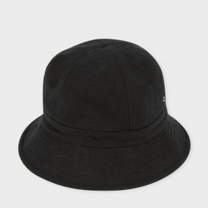Mens Black Bucket Hat