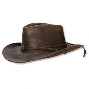 Mens Leather Hat