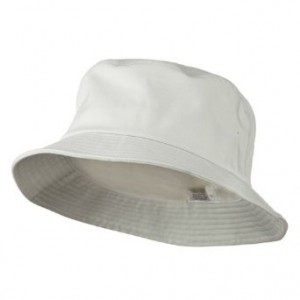 Mens White Bucket Hat