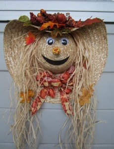 Scarecrow Straw Hat